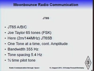 Moonbounce Radio Communication