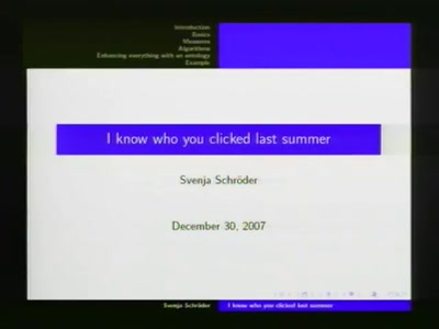 I know who you clicked last summer