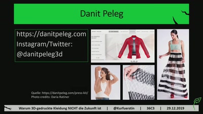 Warum 3D-gedruckte Kleidung NICHT die Zukunft ist