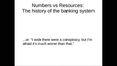 Numbers vs Resources: The History of Banking