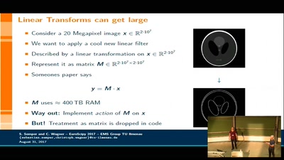 fastmat - A simple Package for Fast Linear Transforms