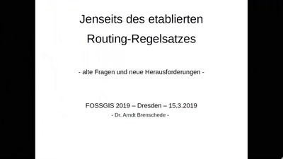 Jenseits des etablierten OSM-Routing-Regelsatzes