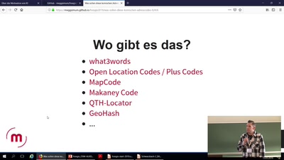 Was sollen diese komischen Adress-Codes?