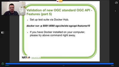 TEAM Engine: Vorstellung der neusten Tests für OGC-Standards wie OGC API Features oder GeoTIFF