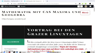 Computer Algebra System Maxima in der Sekundarstufe II. Wichtige Konzepte.