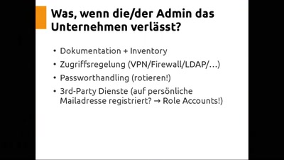 Best Practices in der IT-Administration, Version 2019