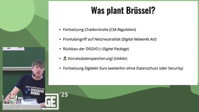 Keynote: Netzpolitischer Wetterbericht