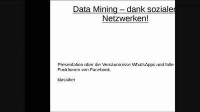 WhatsApp Data Mining
