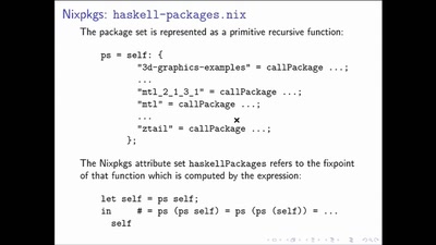 Inside of the Nixpkgs Haskell Infrastructure