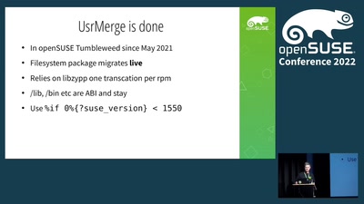 usrmerge and beyond